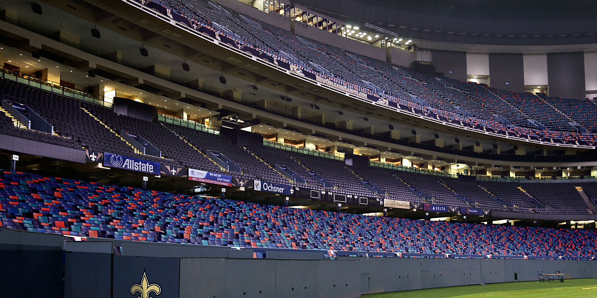 caesars superdome seating